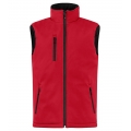 Clique Softshell Vest Padded Vest (cleanly cut, padded softshell vest) red Men